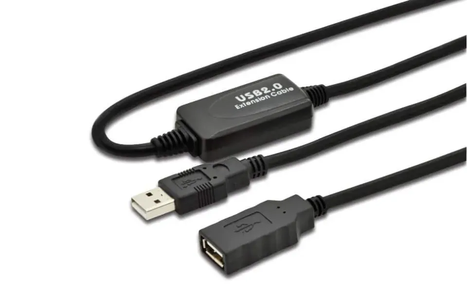 Microconnect USB 2.0 actieve verlengkabel 5m met booster