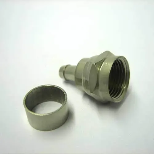 T.E.G. F-plug krimp stekker voor RG58