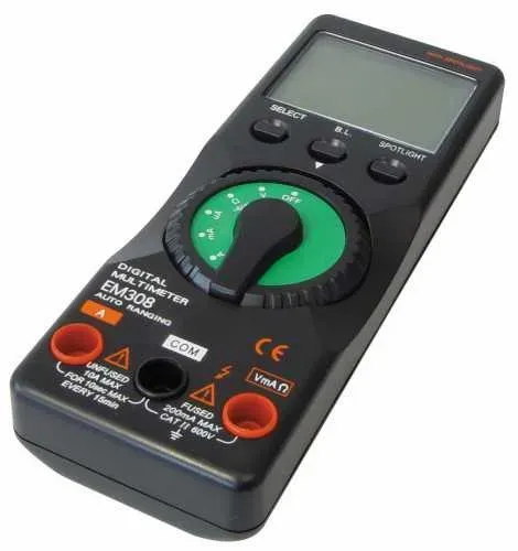 T.E.G. Digitale multimeter 3½-digit LCD CAT II