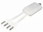 T.E.G. antenne adapter 9,5mm plug naar 300 Ohm stekkers