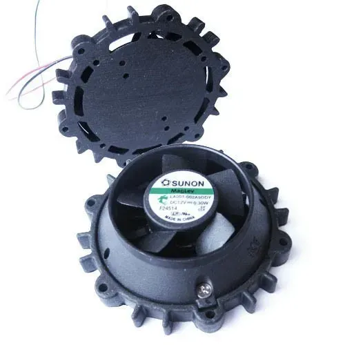 T.E.G. blower 12V 50x15mm ventilator MR16 lamp 16.5dBA