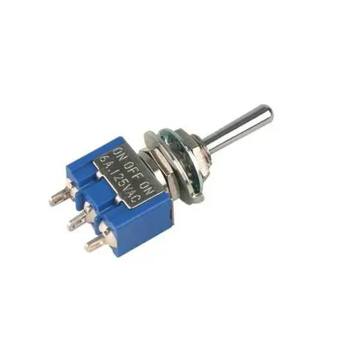 T.E.G. Mini puls-uit-puls tuimelschakelaar 250V per stuk