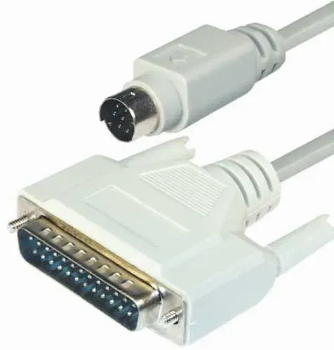 T.E.G. Hosiden 8-pin naar Sub-D 25 modemkabel 1,8m
