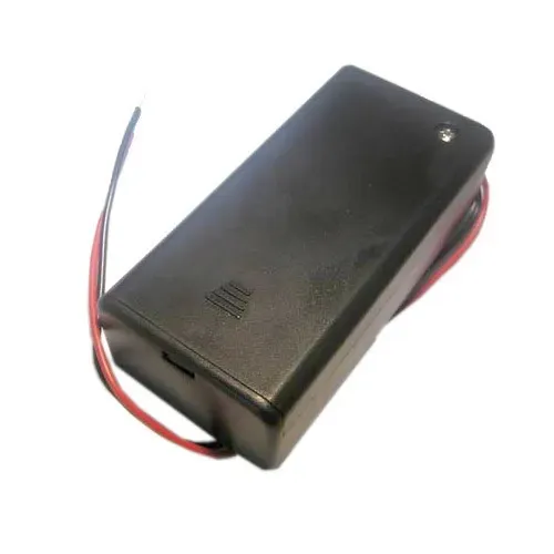 T.E.G. 1x9V batterijhouder met snoer gesloten