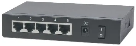 T.E.G. 5-poort gigabit PoE switch 68W 5x PoE