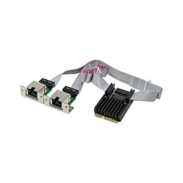 Microconnect 8111H Mini PCIe netwerkkaart dual RJ45 1G