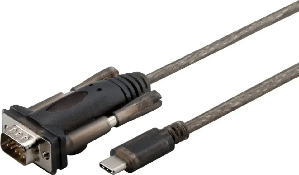 Microconnect USB-C naar RS232 adapterkabel 1.5m serieel