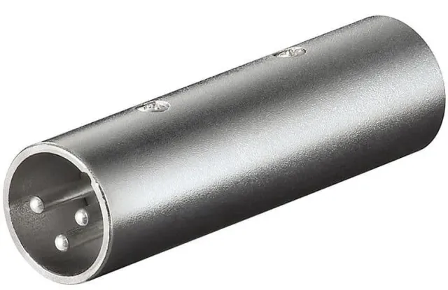 Microconnect 27460 XLR adapter male-male 3-polig