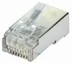 T.E.G. Cat6 RJ45 8/8-stekker afgeschermd rond