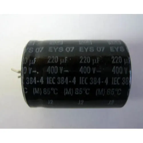 T.E.G. elco beker 220uF 400V condensator 40x30mm
