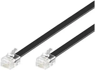 Microconnect MPK1005B telefoonkabel RJ12 0,5m recht