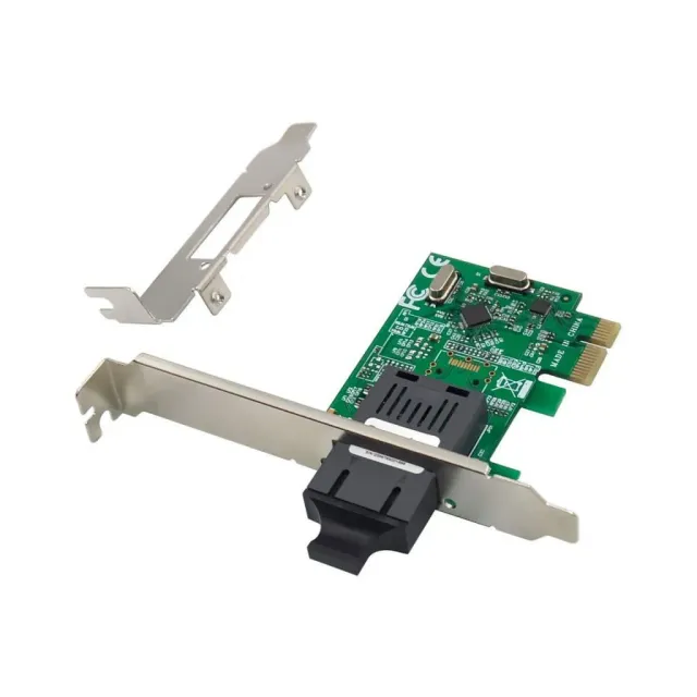 Microconnect RTL8106E netwerkkaart PCIe x1 100M SC