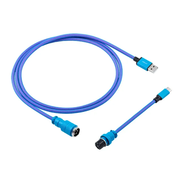 CableMod Pro toetsenbordkabel USB-A/USB-C 150cm galaxy blauw