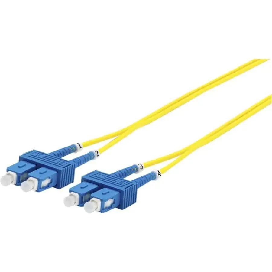 Microconnect OS2 glasvezelkabel SC-SC 1,5m duplex geel
