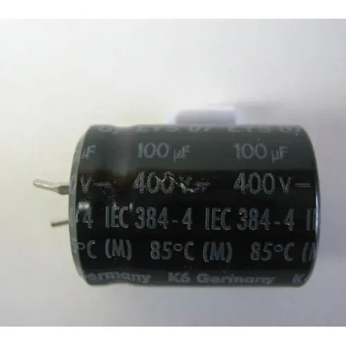 T.E.G. Elco bekercondensator 100uF 400V 30x22mm