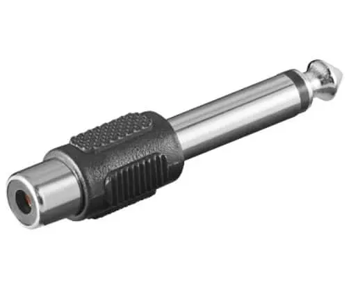 Microconnect AUDANG audio adapter 6,3mm naar RCA
