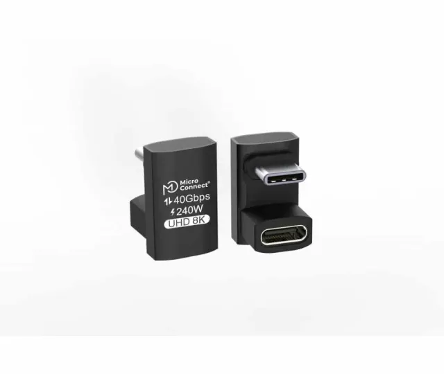 Microconnect Premium USB4 3x2 USB-C adapter haaks 240W 40Gbps