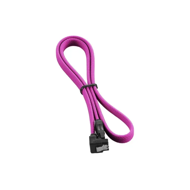 CableMod ModMesh Right Angle SATA 3 kabel 60cm roze haaks