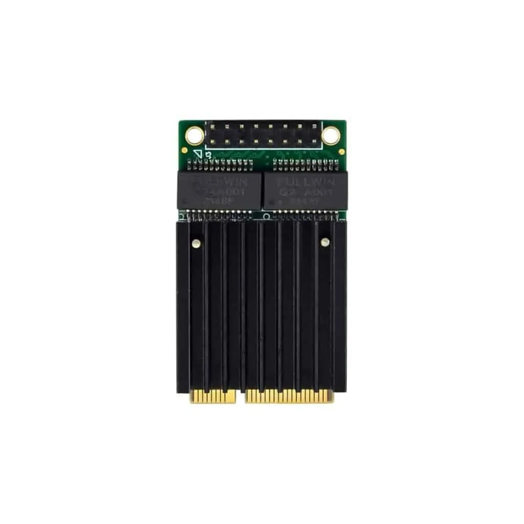 Microconnect I350-T2 netwerkkaart MiniPCIe dual RJ45 1G