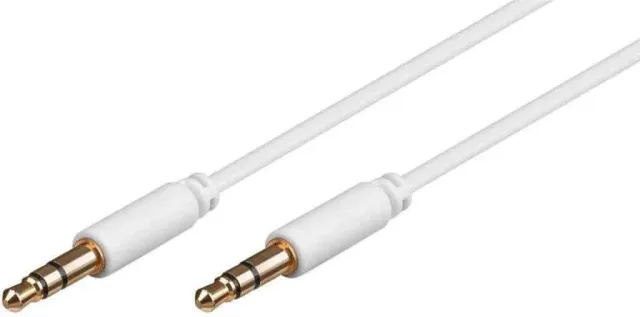Microconnect minijack slim audiokabel 3m stereo 3,5mm