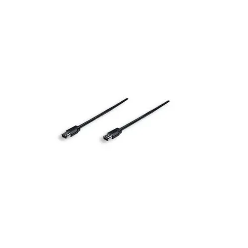 T.E.G. Firewire 1394 kabel 6-pin 1,8 m zwart