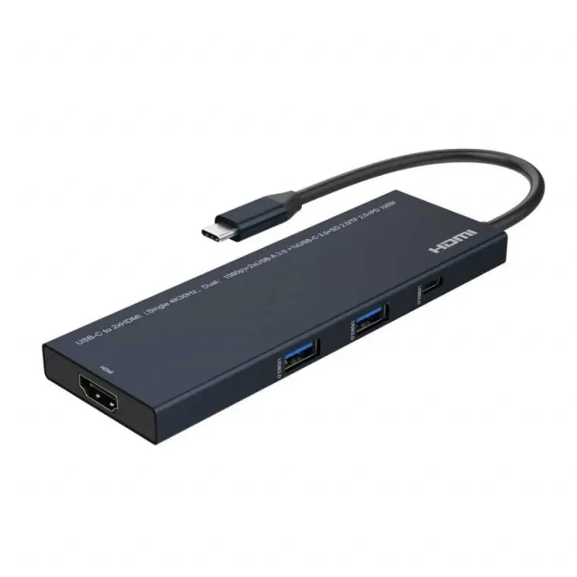 MicroConnect Premium USB-C mini dock dual HDMI 100W