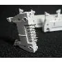 T.E.G. header recht 6-polig 2x3 met ejectors grijs