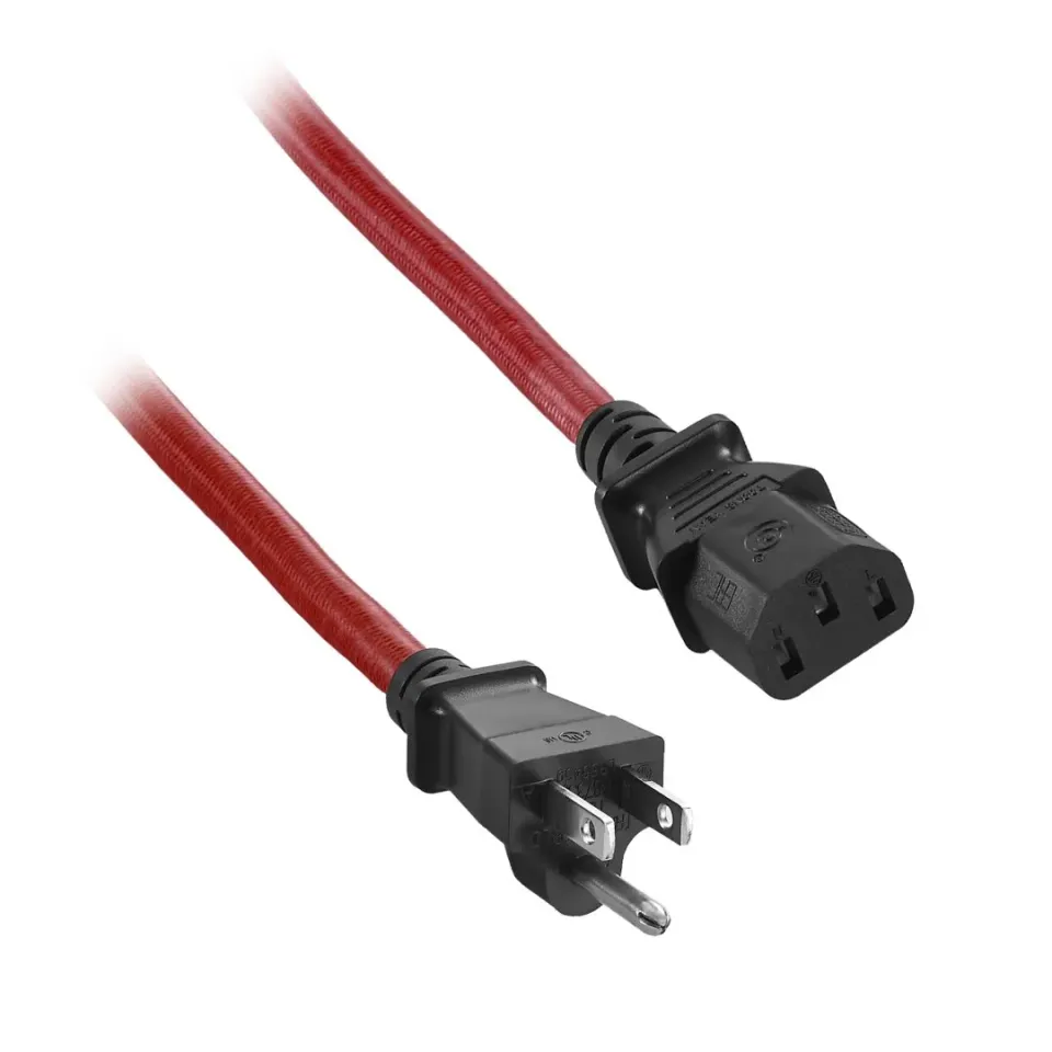 CableMod ModFlex stroomkabel C13 2m rood 16AWG