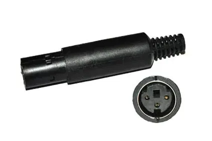 T.E.G. Mini-DIN 3-polig chassisdeel female 5 stuks