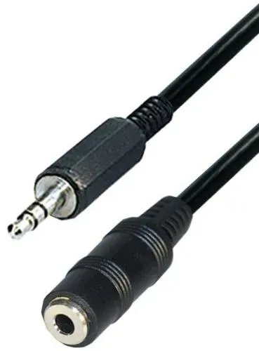 T.E.G. audio verlengkabel 3.5mm stereo 2.5m