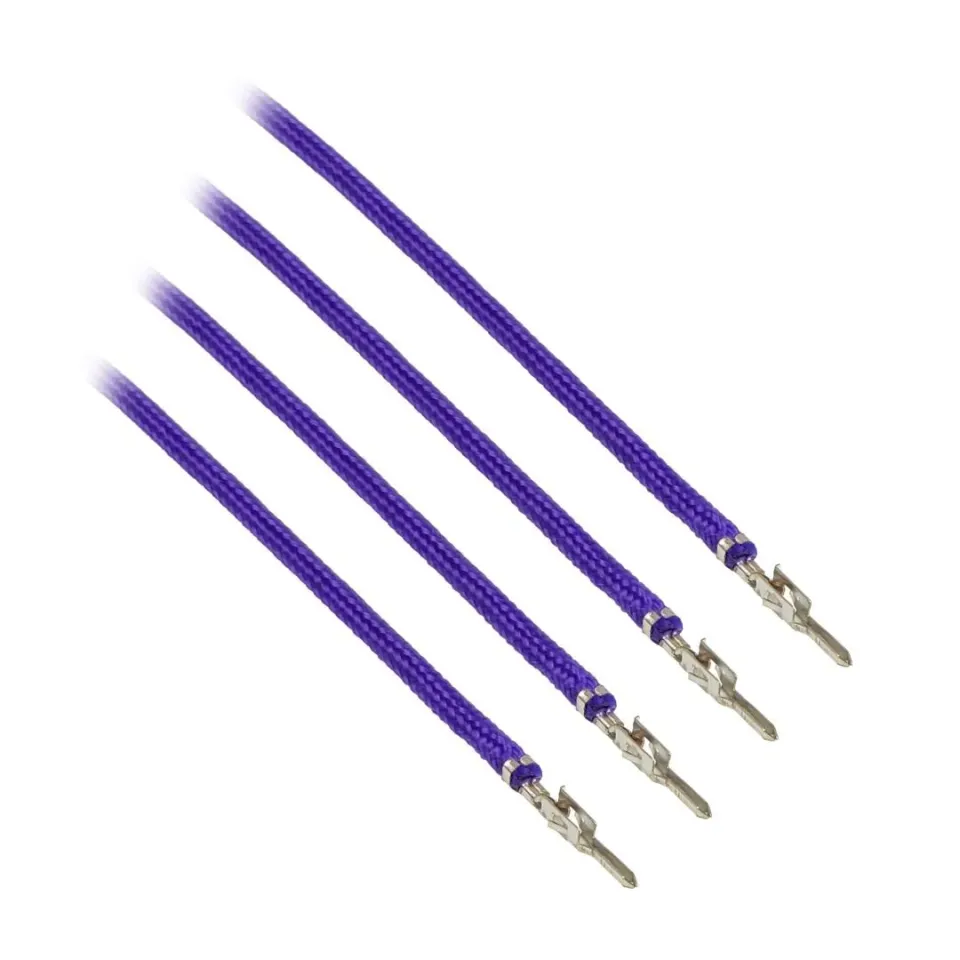 CableMod ModFlex sleeved wires paars 40 cm 4-pack