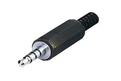 T.E.G. jack stekker 3,5 mm male 4-polig kunststof