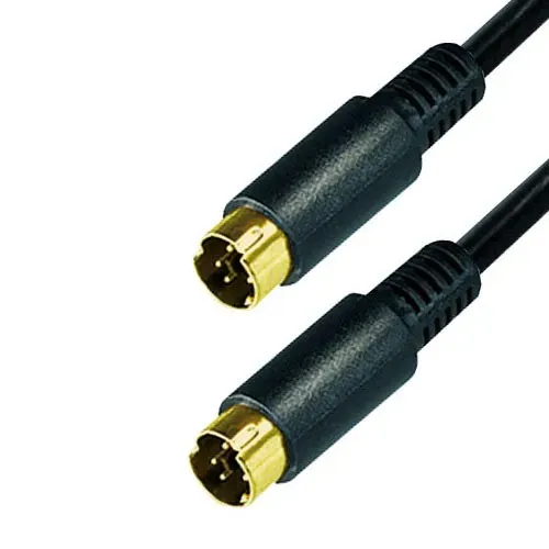 T.E.G. S-VHS Kabel M/M 5 meter verguld
