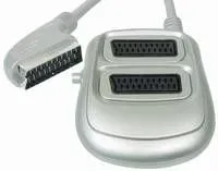 T.E.G. scart verdeler 0,4m 5-voudig splitterkabel