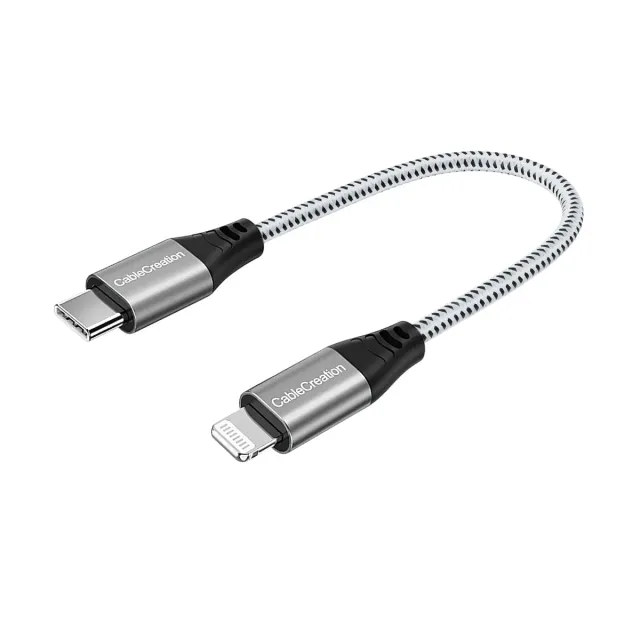 CableCreation USB-C Lightning Kabel 0.3m MFi nylon