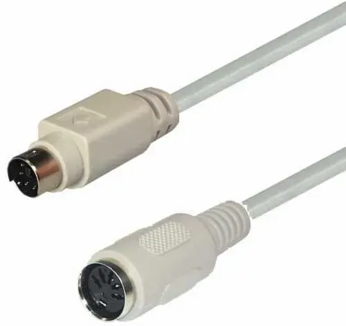 T.E.G. PS/2 naar DIN verloopkabel 0,2 m M/F