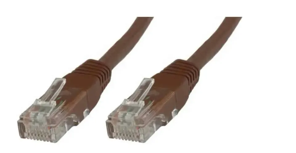 Microconnect CAT5e U/UTP netwerkkabel 1m bruin