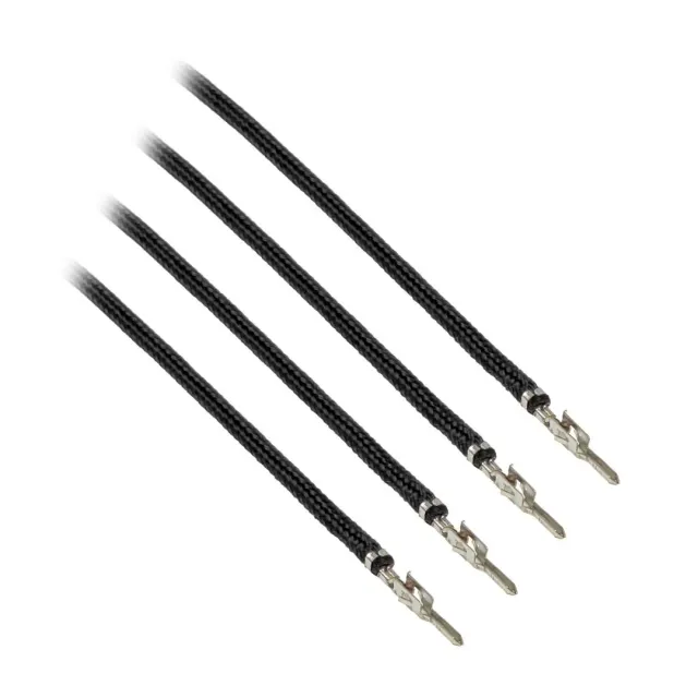 CableMod ModFlex sleeved wires zwart 40cm 4-pack