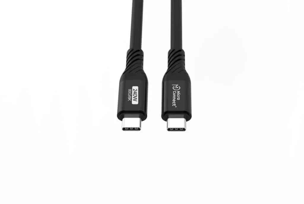 Microconnect Premium USB-C kabel 1m 240W 80Gbps 8K