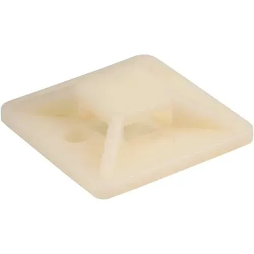 T.E.G. Plakvoet 30x30 mm naturel 10 stuks