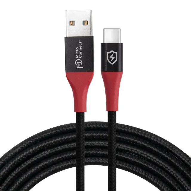 Microconnect Safe Charge USB-A-C datablokker kabel 1,5m