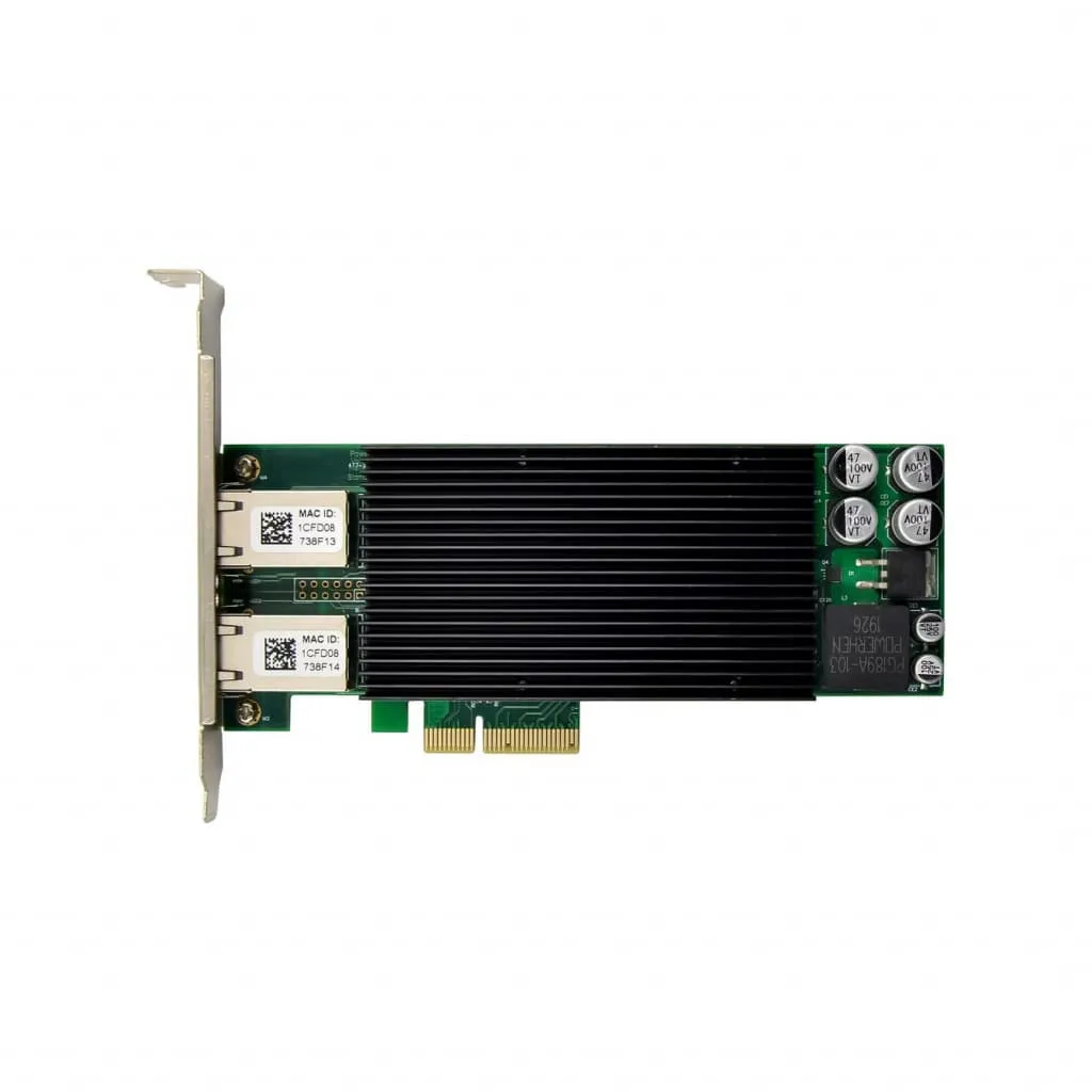 Microconnect I350-T2 netwerkkaart PCIe dual 1GbE PoE