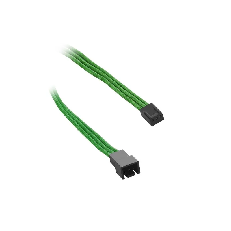 CableMod ModFlex fan verlengkabel 3-pin 30cm groen