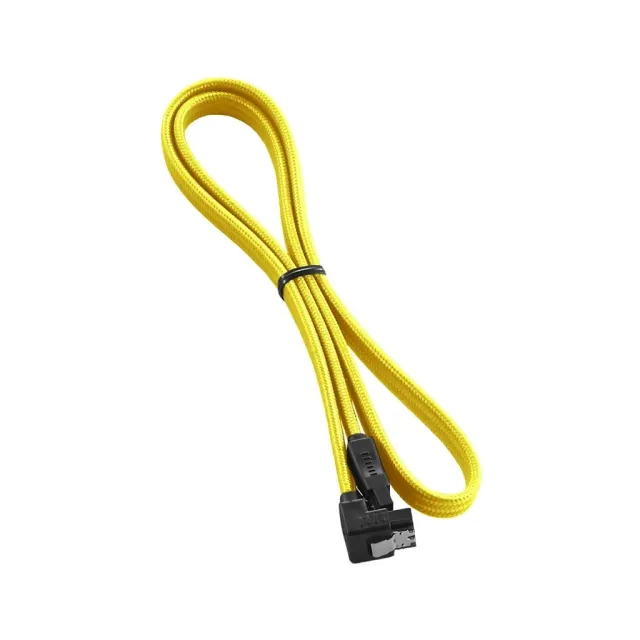 CableMod ModFlex SATA 3 kabel haaks geel 60cm