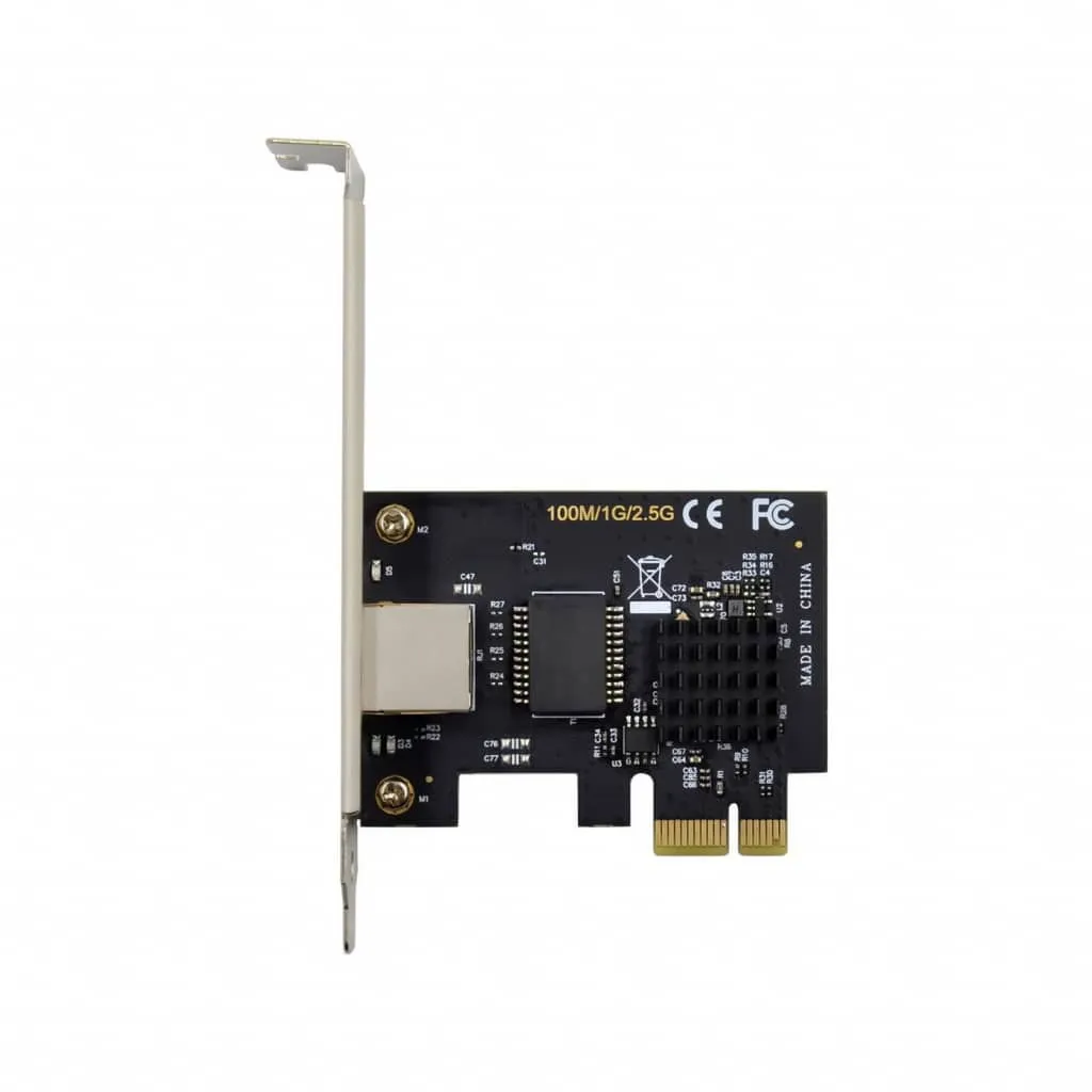 Microconnect RTL8125B netwerkkaart 2.5G PCIe x1 RJ45