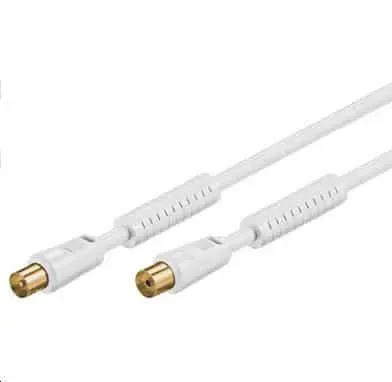 Microconnect coaxkabel M-F 10m wit 75 Ohm