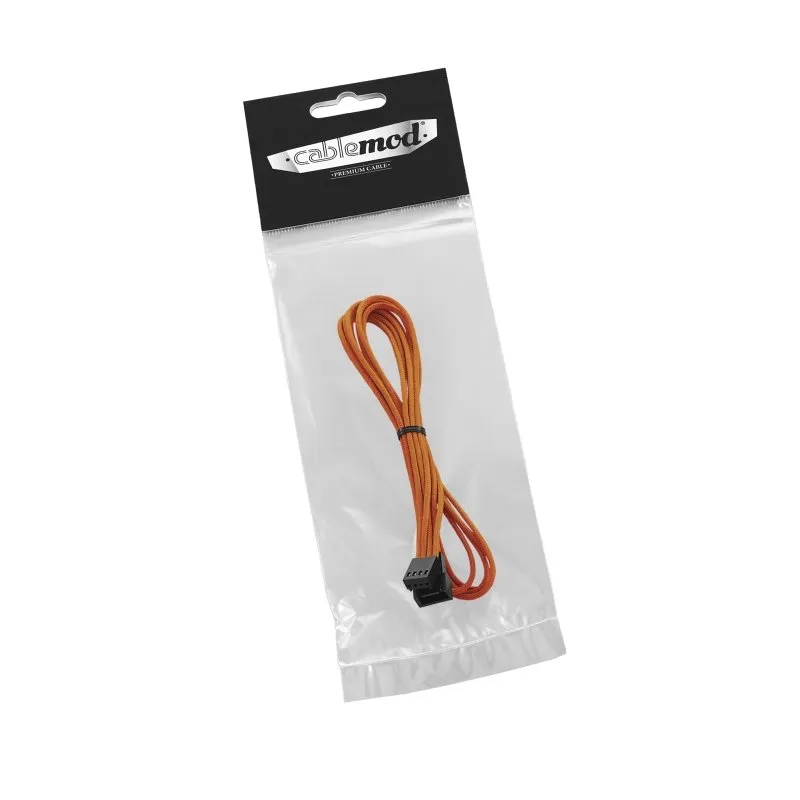 CableMod ModFlex fan verlengkabel 4-pin 60cm oranje
