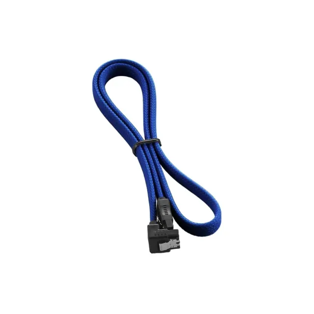 CableMod ModMesh SATA kabel blauw 60cm haaks