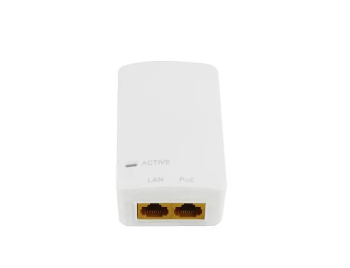Microconnect PoE injector 48V 15,4W EU stekker 1-poort