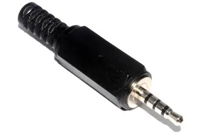 T.E.G. 2,5mm Stekker Male 4-polig Kunststof
